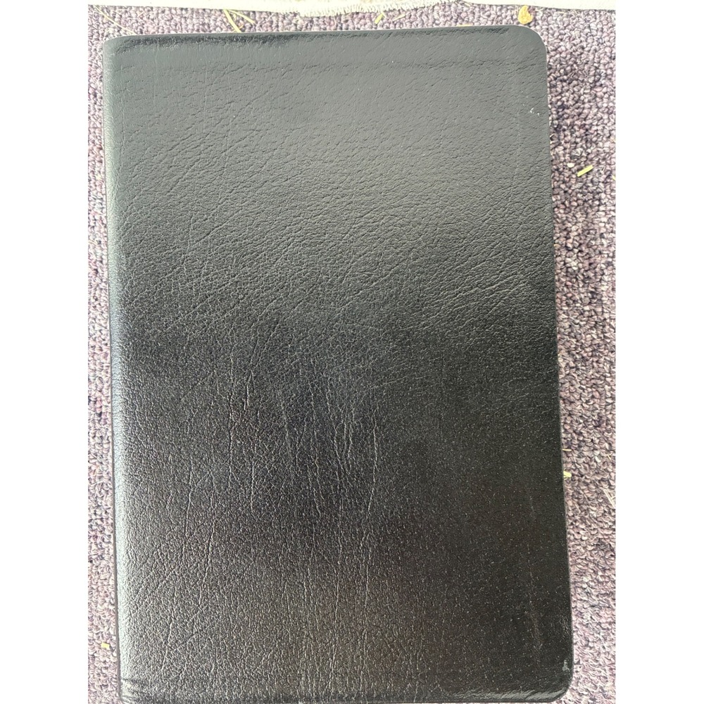 The Message Bible Eugene Petersonโ Contemporary Language Black Bonded Leather